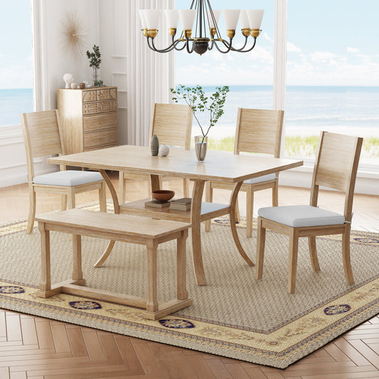 Kai 6-Seater Dining Table Set