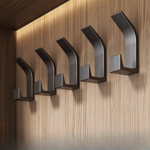 5-Pack Adhesive Modern Wall Hooks