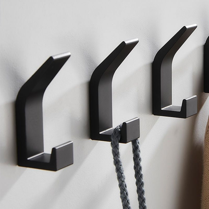 5-Pack Adhesive Modern Wall Hooks