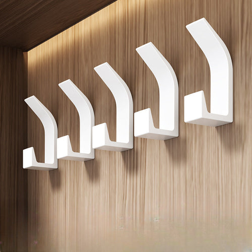 5-Pack Adhesive Modern Wall Hooks