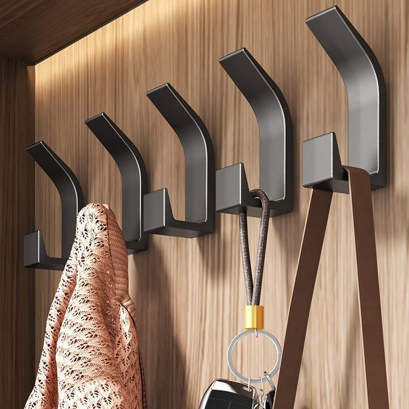 5-Pack Adhesive Modern Wall Hooks