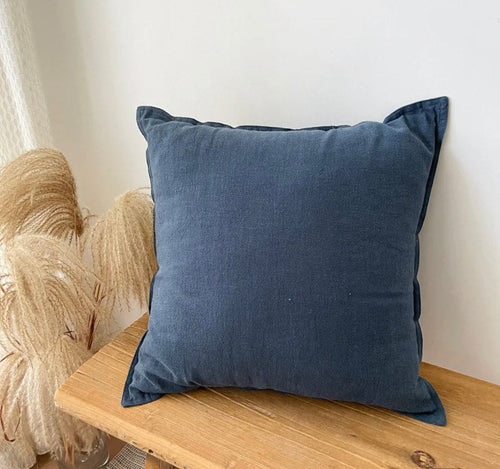 Minimalist Modern Linen Throw Pillow Cover