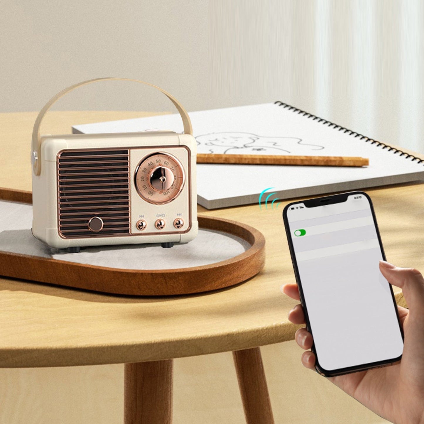 Retro Candy Bluetooth Speakers with Radio