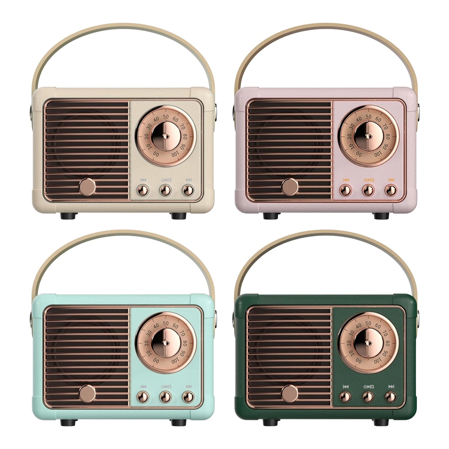 Retro Candy Bluetooth Speakers with Radio